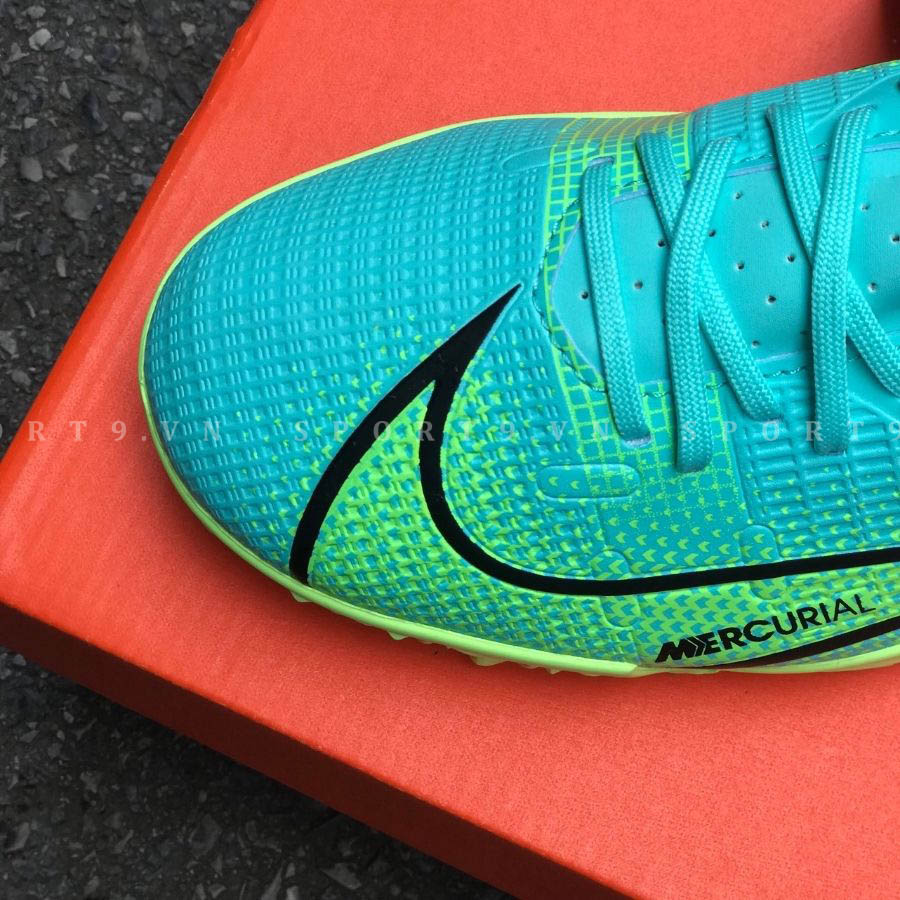 Giày đá bóng Nike Mercurial Vapor 14 Academy TF Impulse Pack - Dynamic Turquoise/ Lime Glow CV0978-403